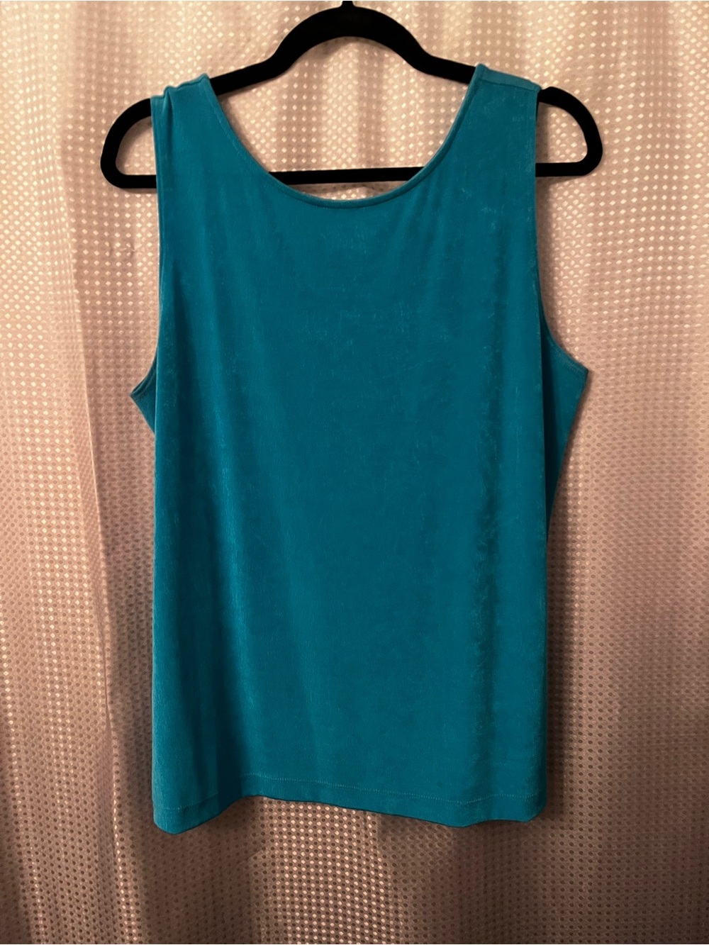 Women's Teal Scoop Neck Tank Top